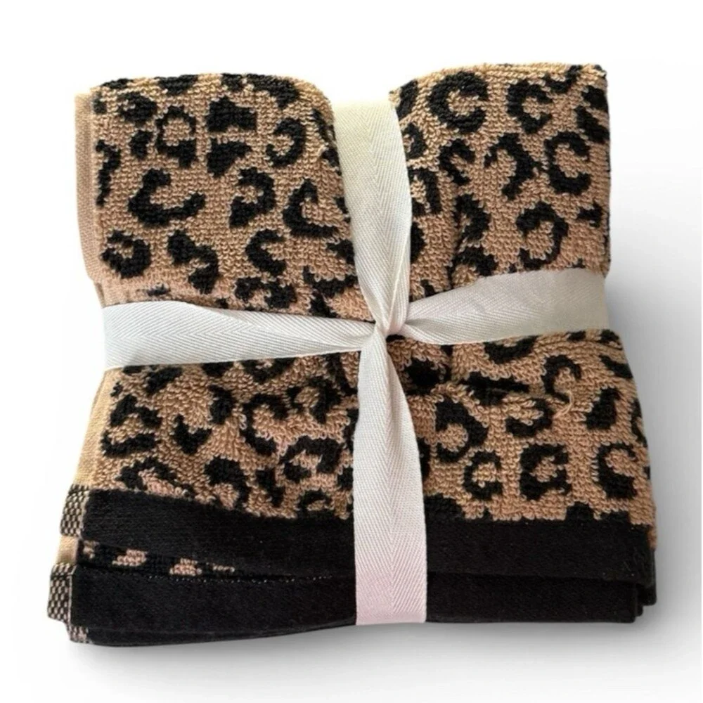 Rachel Zoe Facecloths Washcloths Soft Cotton 13x13